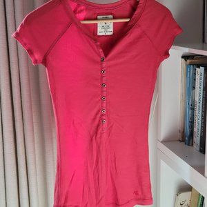 Original Abercrombie & Fitch Short-Sleeve Textured Top